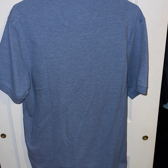 Club Room Men's Heather Blue Polo Shirt - Picture 2 of 6